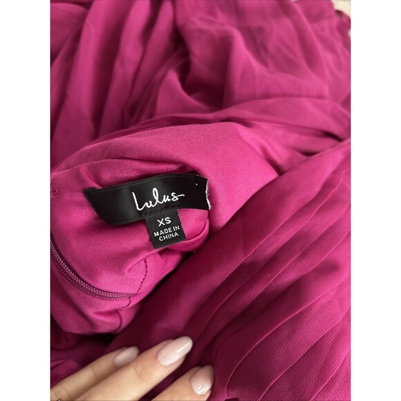Lulus Heavenly Hues Magenta Maxi Dress Size XS Bridesmaid Wedding Guest Formal - Picture 9 of 10